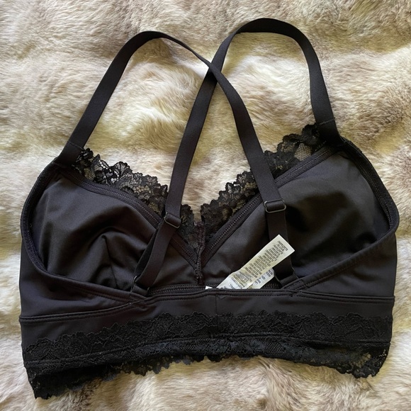 SAVAGE X FENTY- black lace bralette- size small - Picture 5 of 6